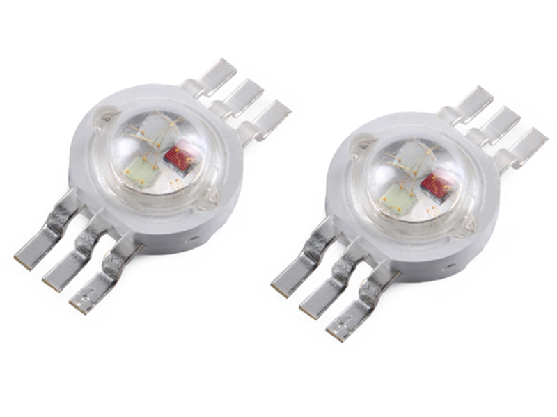 Color changeable Epileds 3W High power 6 pins RGB led